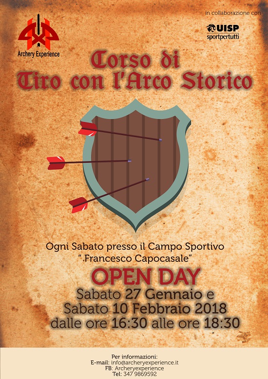 Corso tiro con l'Arco Storico